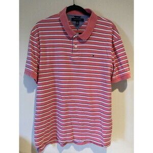 Tommy Hilfiger Men's Polo Shirt Size XL W/Flag Rugby Casual EUC
